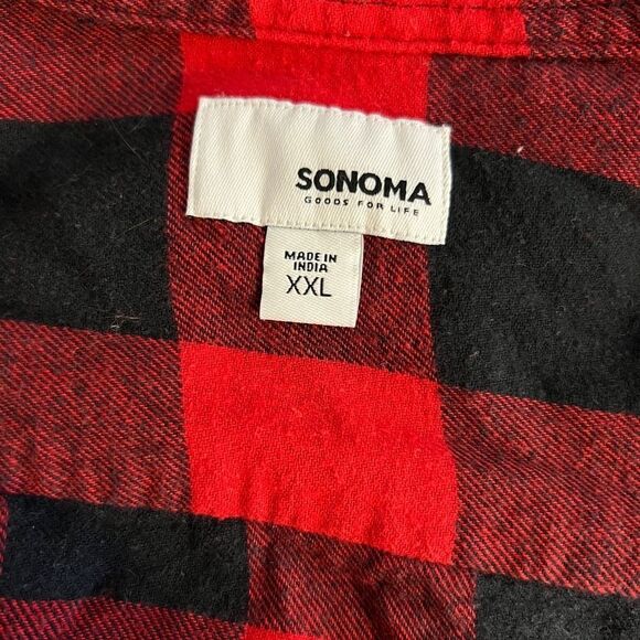 EUC Buffalo Plaid Button Down Flannel Shirt - XXL - Picture 3 of 3